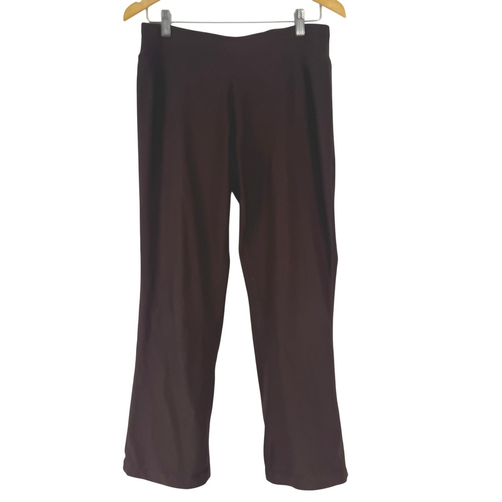 Lucy Lucytech Womens Small Chocolate‎ Brown Athletic Yoga Pants Straight Leg